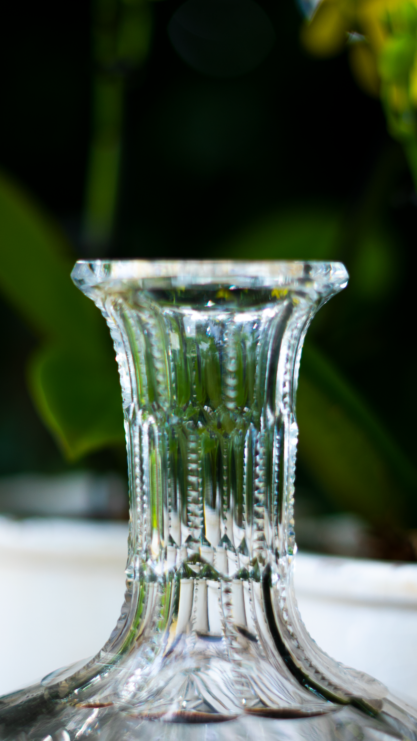 Vintage Signed Glass Decanter