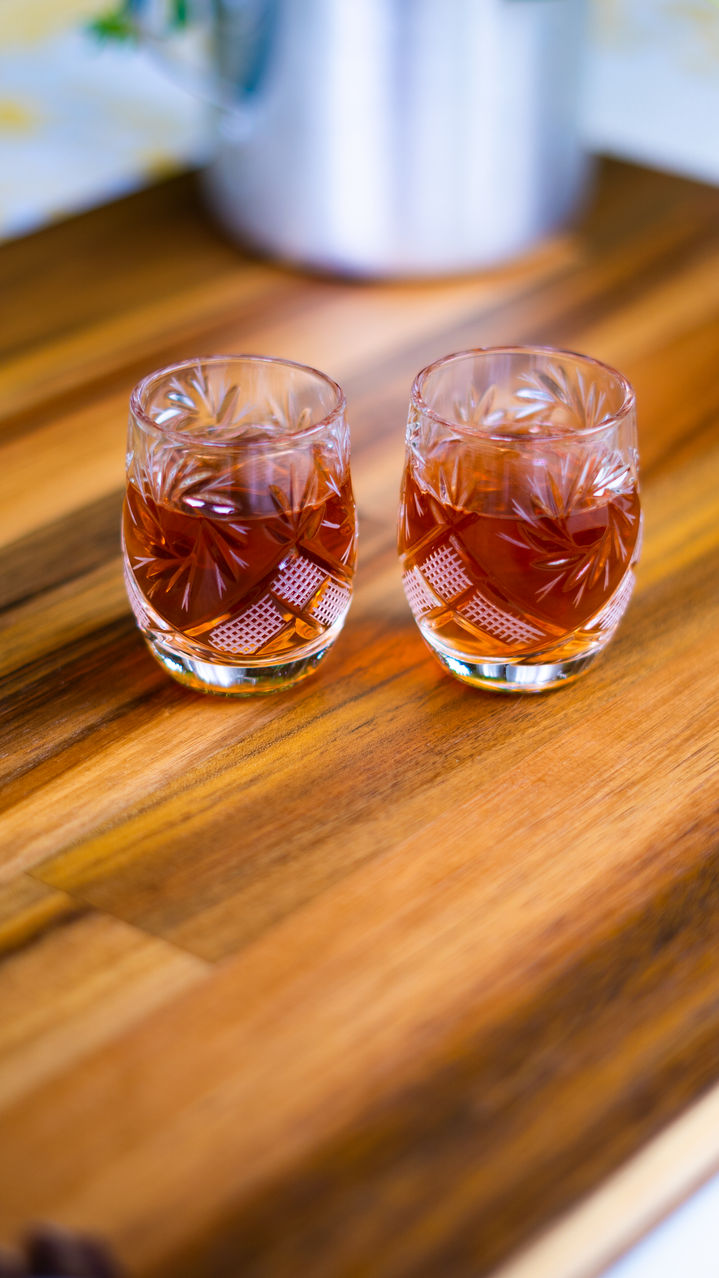 Etched shot glasses (set)