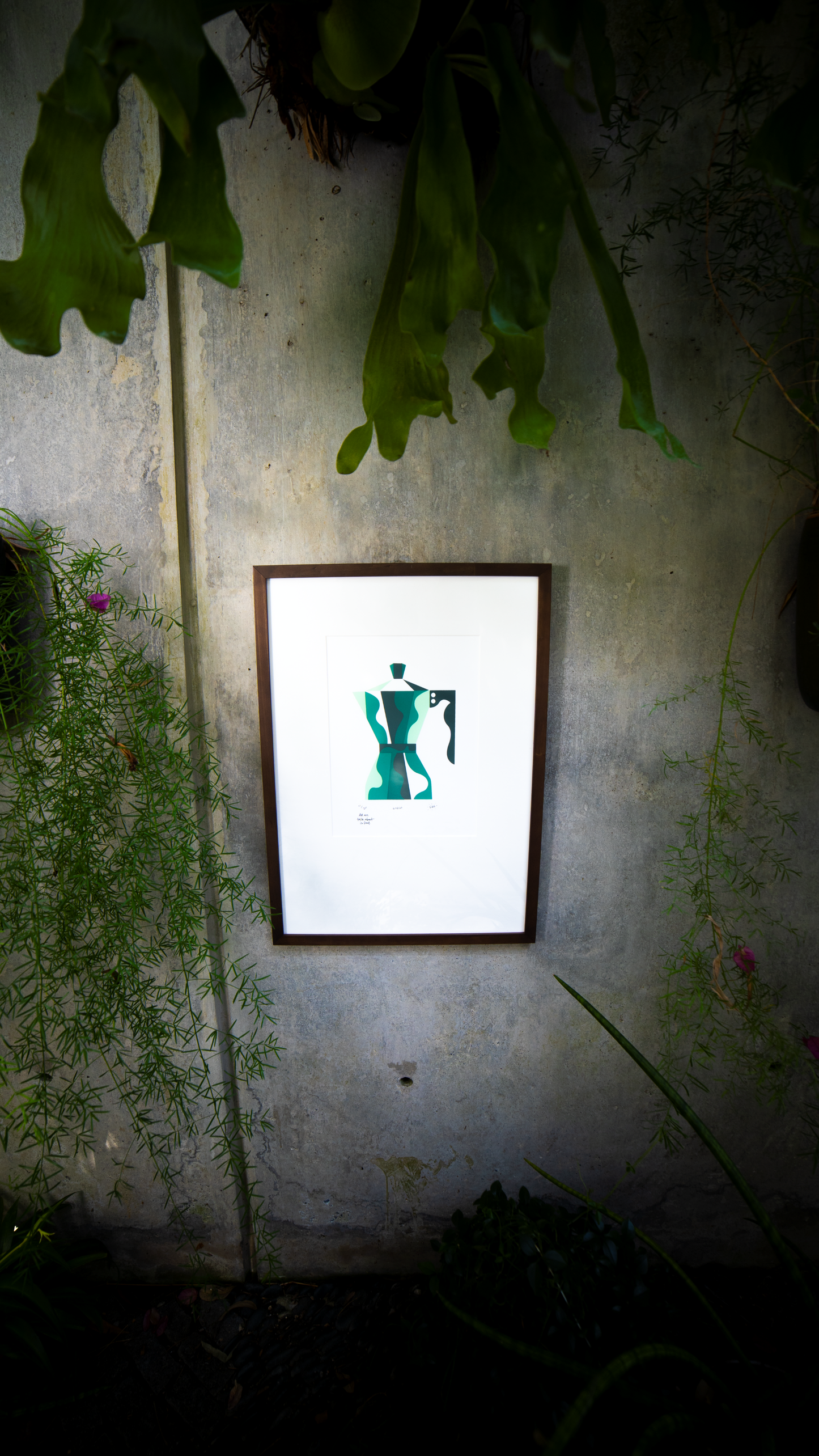 “Greca Verde” Silk Screen Print