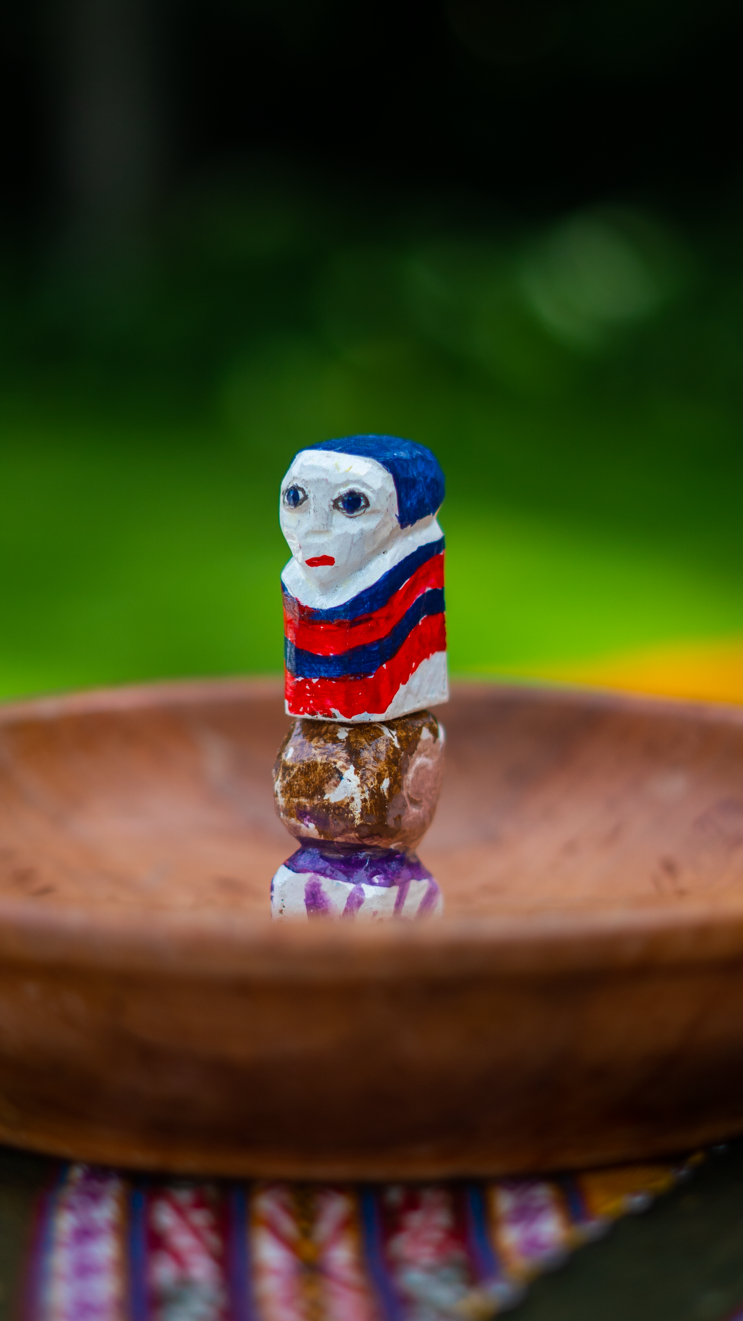 Vintage totem bowl
