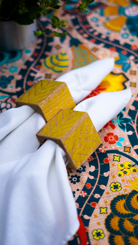 All We Talk About Is Food Napkin Rings (set)