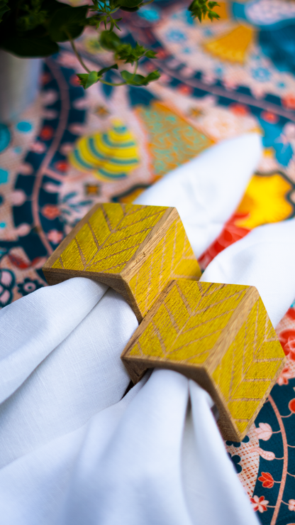 All We Talk About Is Food Napkin Rings (set)