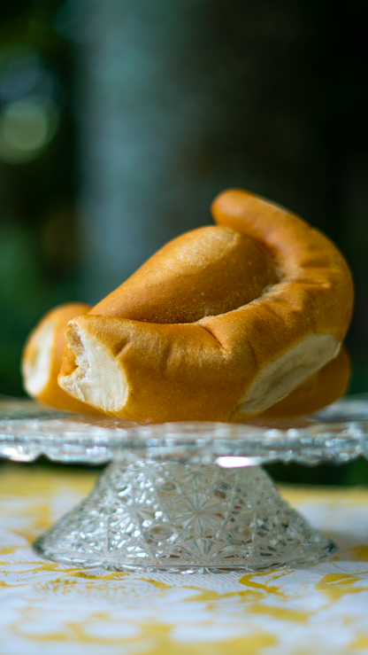 Glass Circles Sunburst Cake Pedestal
