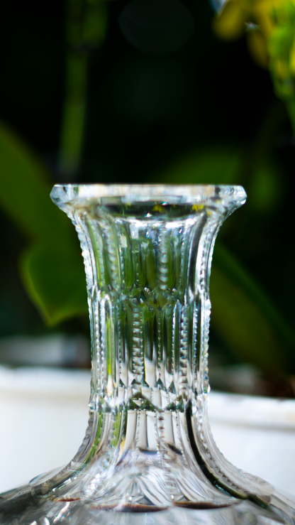 Vintage Signed Glass Decanter