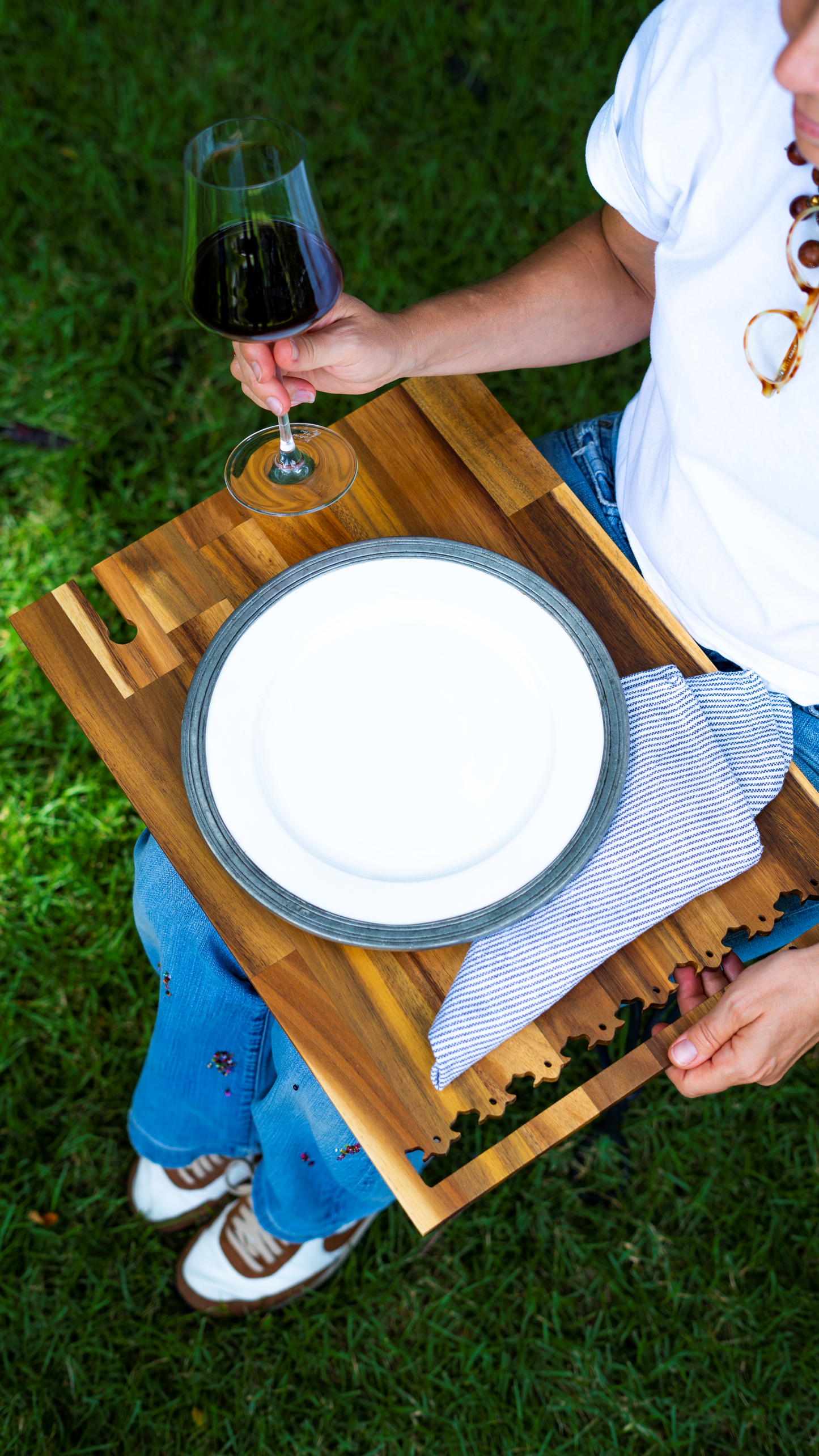 Acacia Tray Table (set)