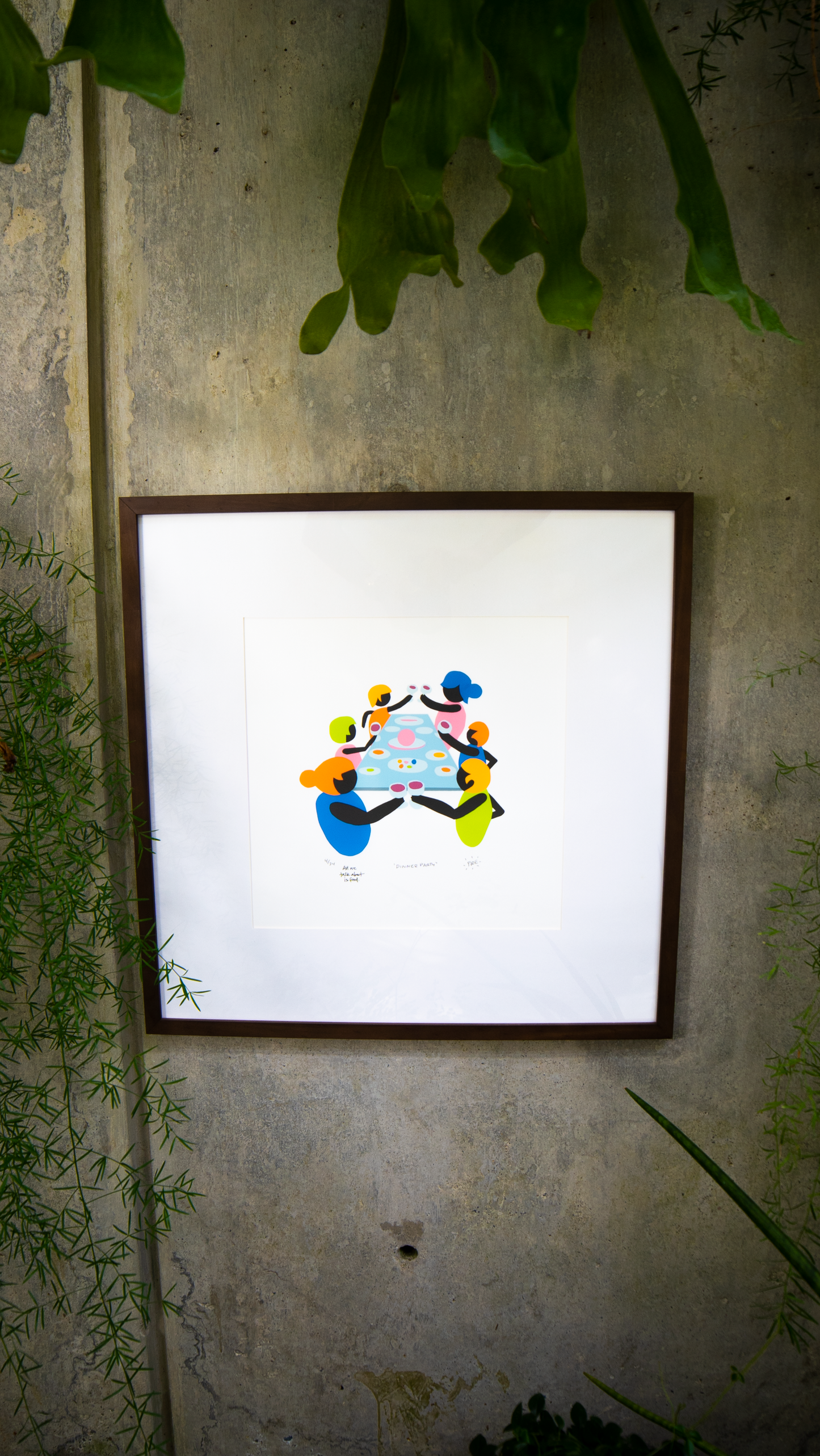 “Dinner Party” Silk Screen Print