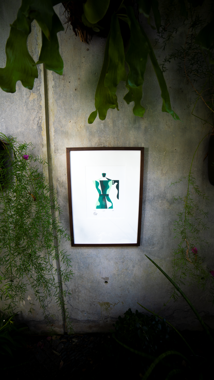“Greca Verde” Silk Screen Print